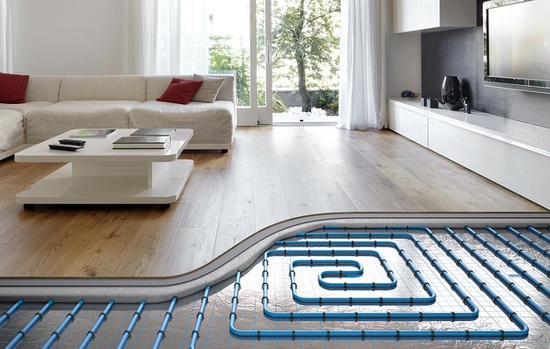 Теплый пол под мебелью